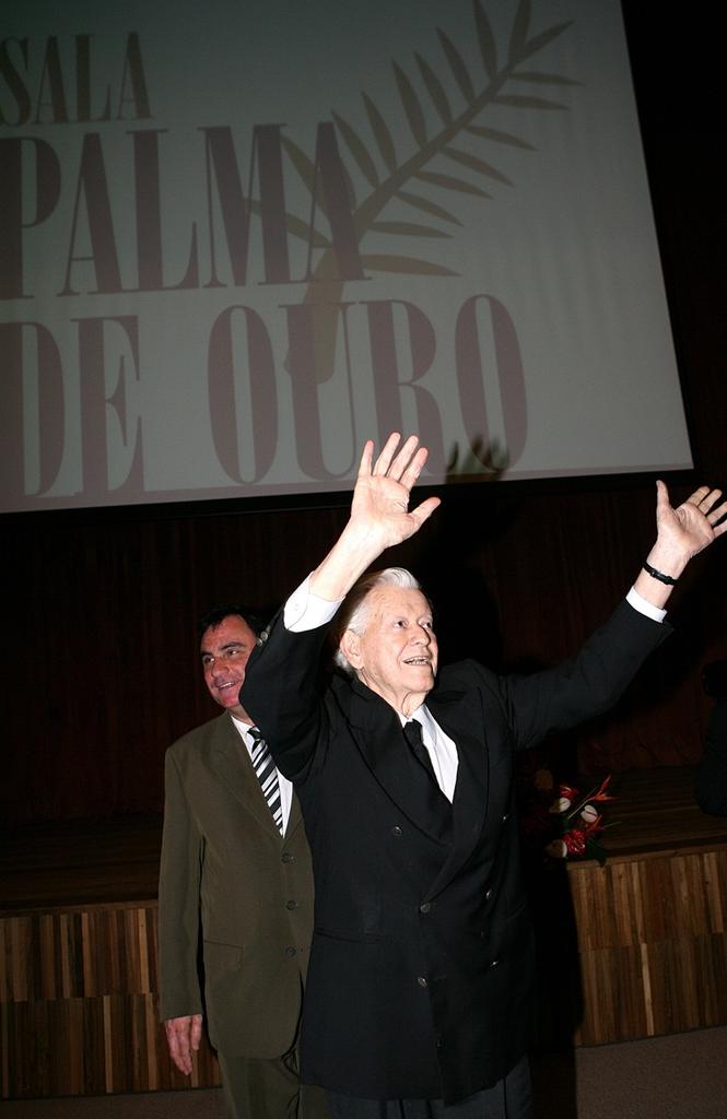 Anselmo Duarte na Palma de Ouro - Arquivo JCS