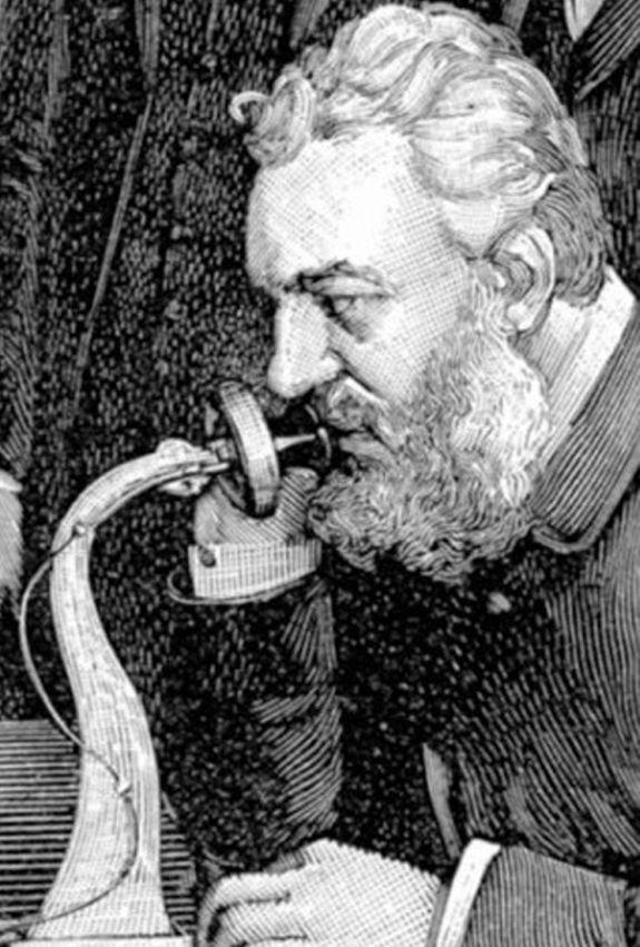 Graham Bell ficou famoso em 1876, porque inventou o telefone - Arquivo JCS
