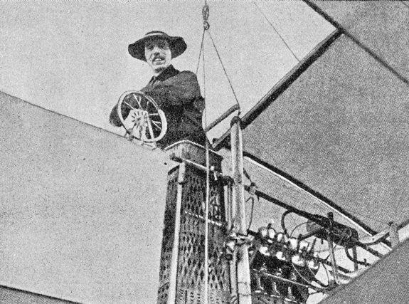 Santos Dumont inventou o avião - Arquivo JCS