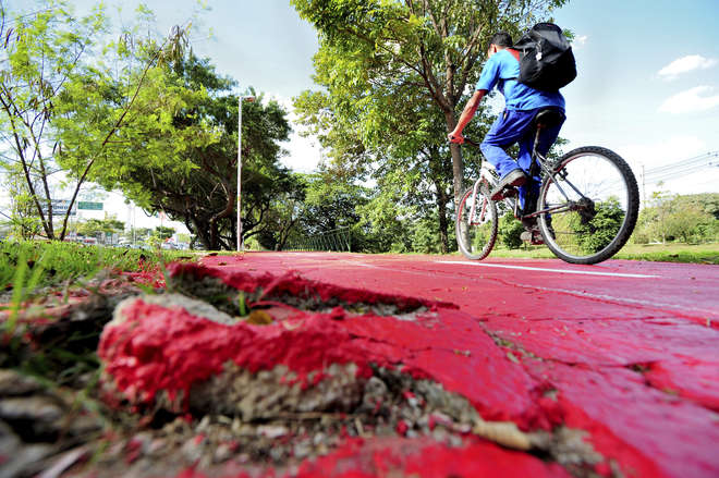 Ciclistas Reclamam De Tinta Usada Em Ciclovia 29 06 17 SOROCABA E