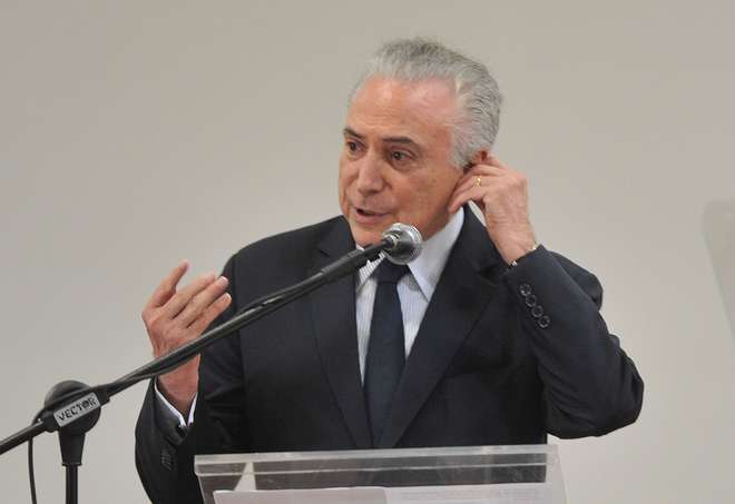 Delação da JBS, envolvendo o presidente Michel Temer, está entre os fatores avaliados pela agência - ERICK PINHEIRO / ARQUIVO JCS (15/11/2017)