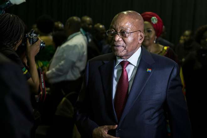 Zuma é acusado de corrupção - WIKUS DE WET / AFP (21/11/2017)