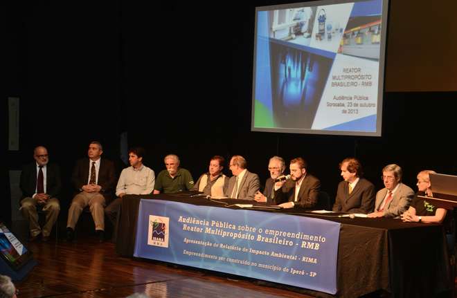 Em 2013 Iperó sediou audiências públicas para esclarecer dúvidas sobre o projeto do RMB - FÁBIO ROGÉRIO/ARQUIVO JCS (23/10/2013)