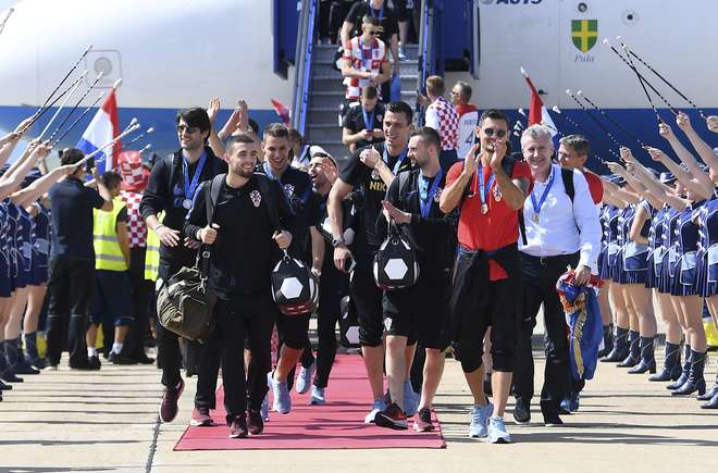 A campanha de sucesso tem sido descrita como o maior feito da história do esporte croata - ATTILA KISBENEDEK / AFP