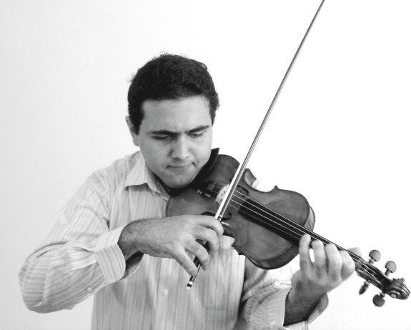 Violinista Rodrigo Zafani Quintana - Divulgação