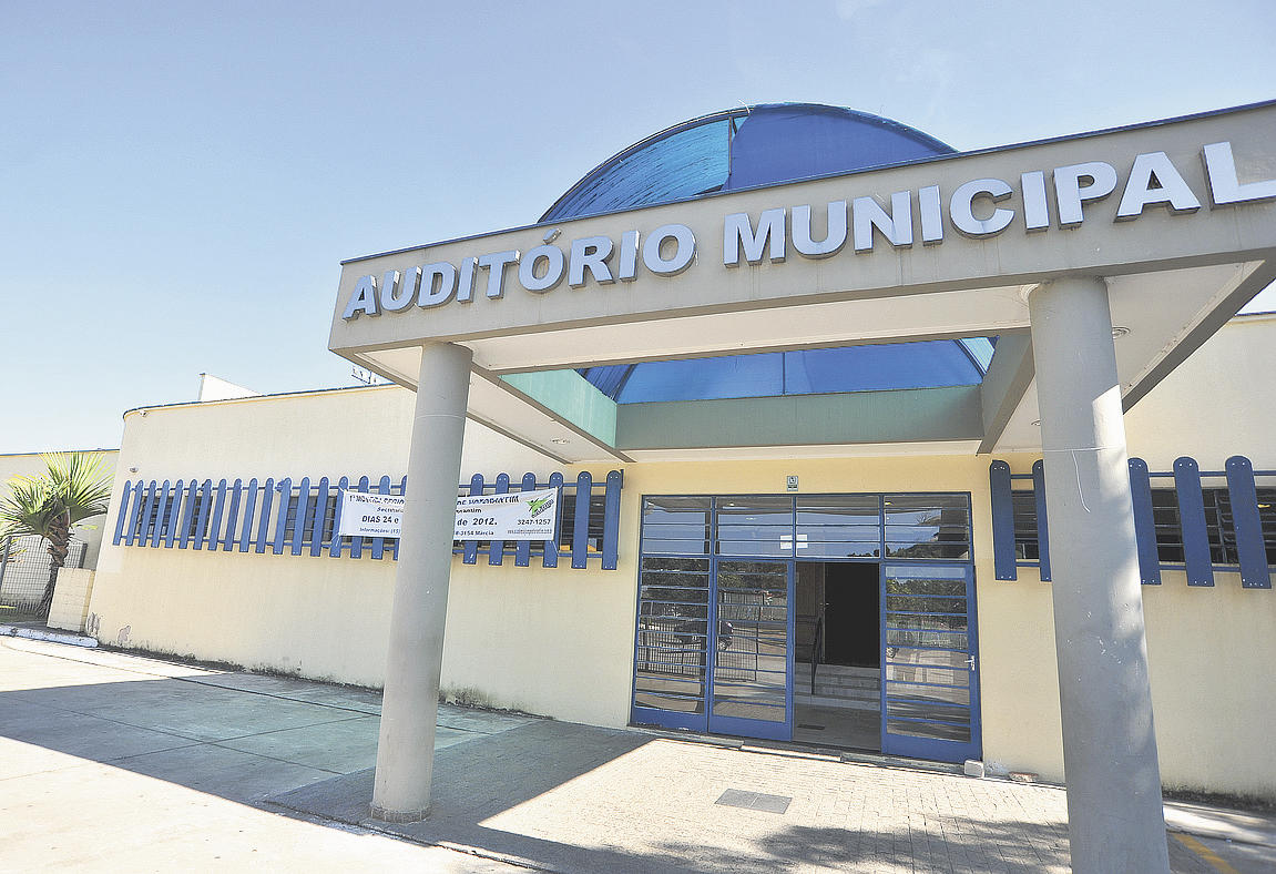 O Auditório Municipal Francisco Beranger poderá ser tombado caso o projeto seja sancionado - ARQUIVO JCS  / LUIZ SETTI