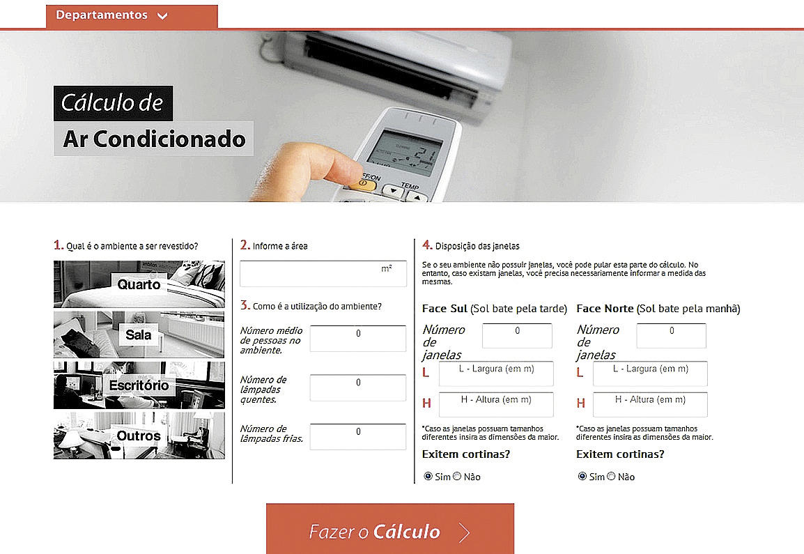 Primeiramente, é necessário escolher o ambiente em que o aparelho será instalado - DIVULGAÇÃO