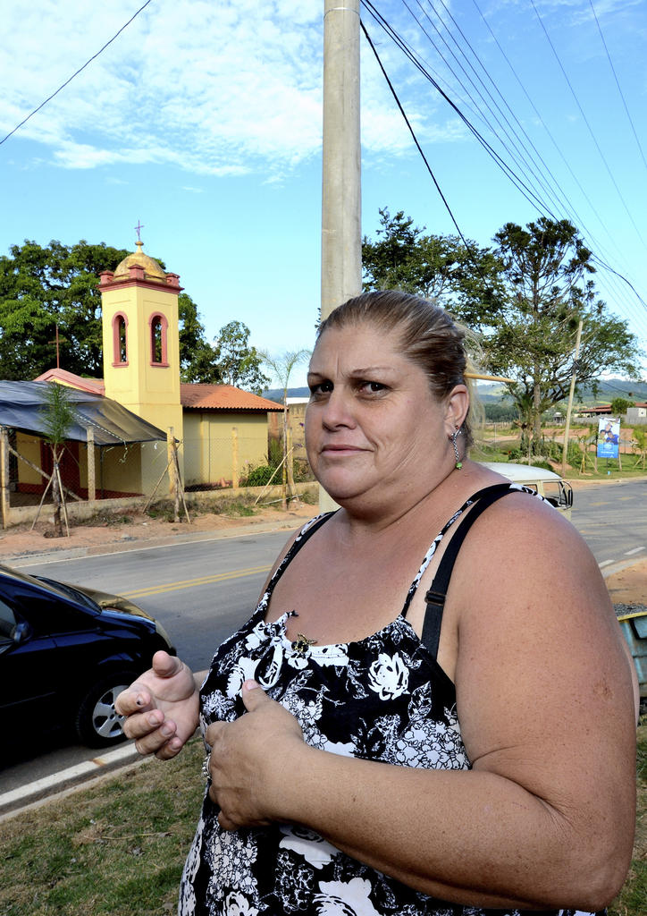 Gisele Navarro, 38 anos, conta que já viu o capitão do mato - Aldo V. Silva