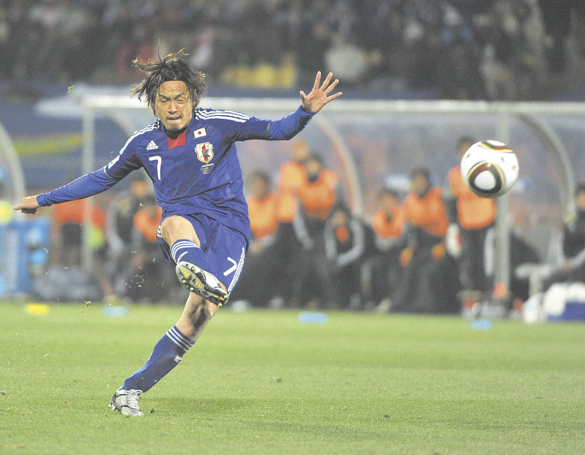 Yasushito Endo tem 33 anos e duas Copas do Mundo no currículo (2006 e 2010). Seu primeiro treino como profissional foi em Sorocaba - AFP PHOTO