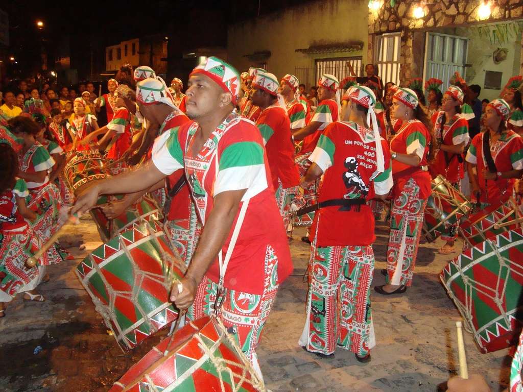 No domingo, grupos de maracatu que trabalham com a Nação Porto Rico, nos estados de São Paulo e Paraná, farão apresentação - Divulgação