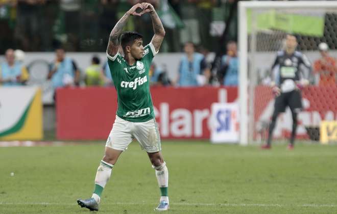 Dudu, jogador do Palmeiras - AFP PHOTO / Miguel SCHINCARIOL