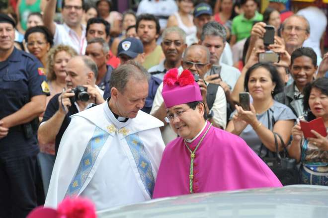 Dom Julio Endi Akamine, de 54 anos, é o primeiro bispo nipo-brasileiro do País - PEDRO NEGRÃO