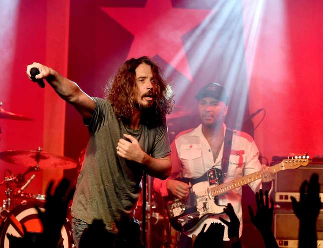 Chris Cornell, conhecido vocalista das bandas Soudgarden e Audioslave - AFP / GETTY IMAGES NORTH AMERICA / KEVIN WINTER