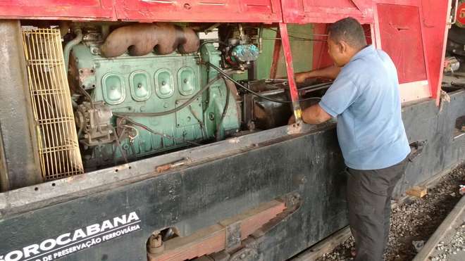 Restaurada, a locomotiva deve ser apresentada à população até o final do ano - DIVULGAÇÃO