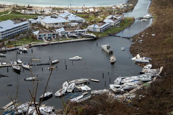  Irma deixou cerca de 40 mortos no Caribe antes de atingir a Flórida, onde pelo menos 20 pessoas morreram - AFP