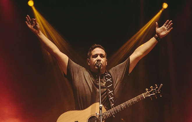 O cantor gospel Fernandinho se apresenta na Arena América - DIVULGAÇÃO