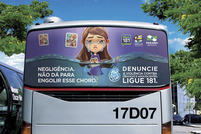 Campanha também está em busdoor. - Foto: Divulgação