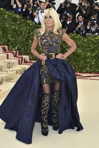 Donatella Versace - Reprodução/Getty Images