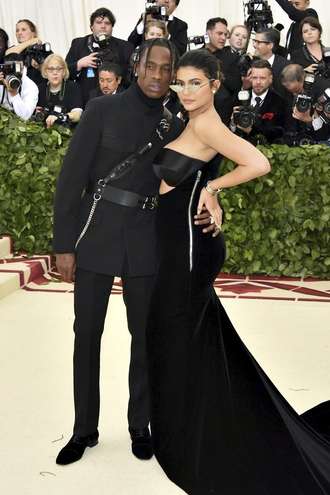 Travis Scott e Kylie Jenner - Reprodução/Getty Images
