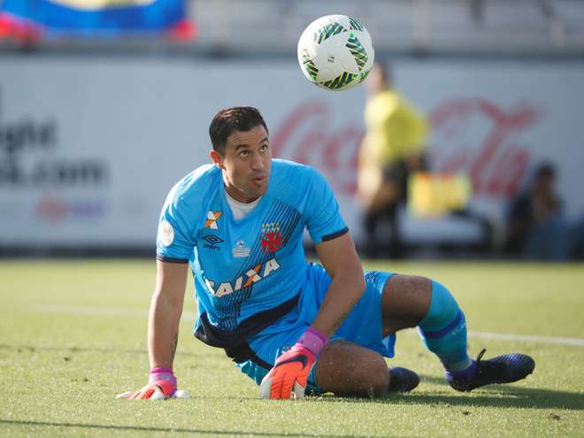 O goleiro Martín Silva joga pelo Vasco - AFP/ GREGG NEWTON