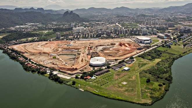 Demolição do Autódromo Nelson Piquet em 2012 - Divulgação
