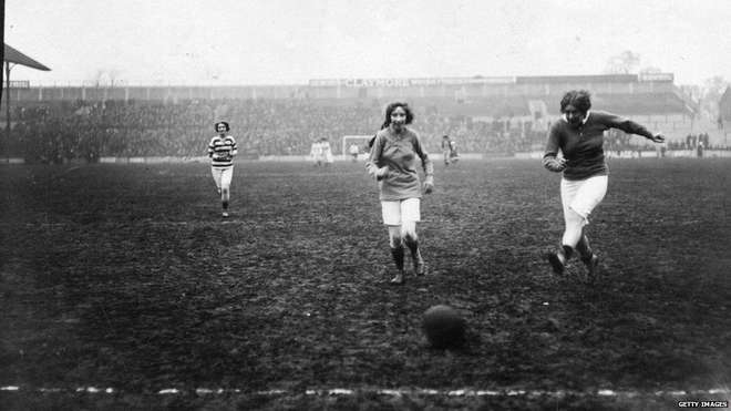 Futebol Feminino - 1921 - Reprodução